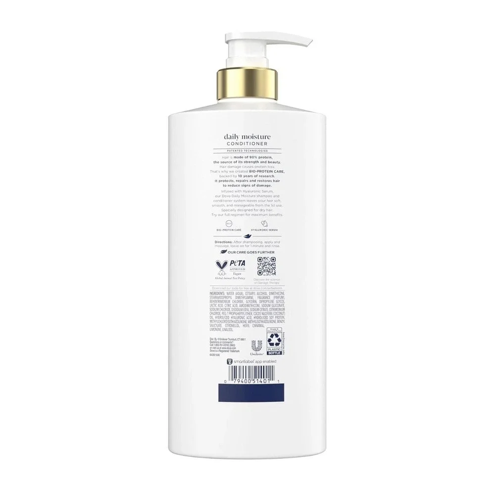 Dove‎ Conditioner Daily Moisture for Dry Hair with 28 Fl Oz (Pack of 1)
